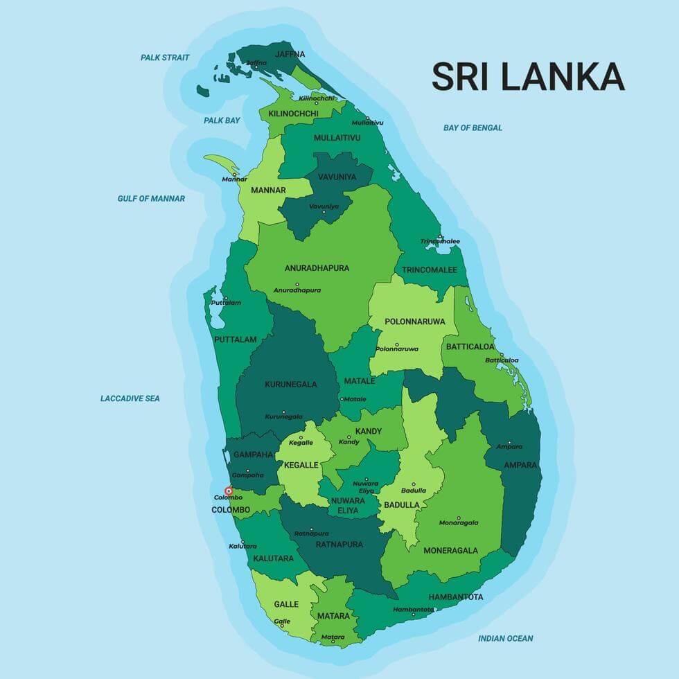 Srilanka Map