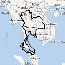 Thailand Map