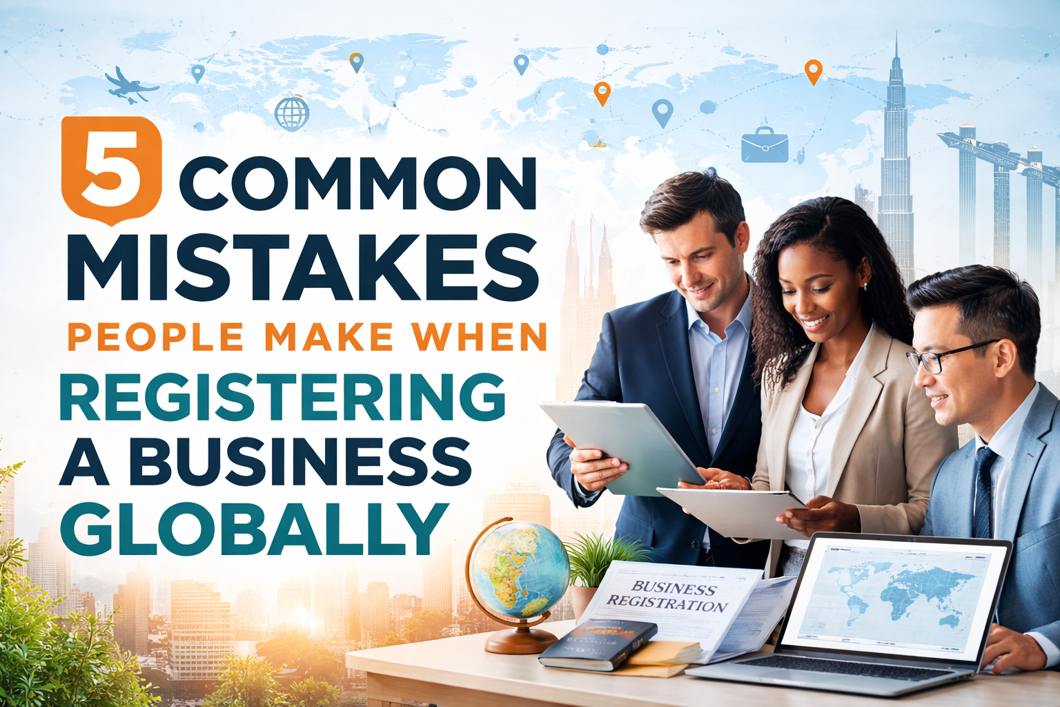 5 Common Mistakes People Make When Registering Business Globally